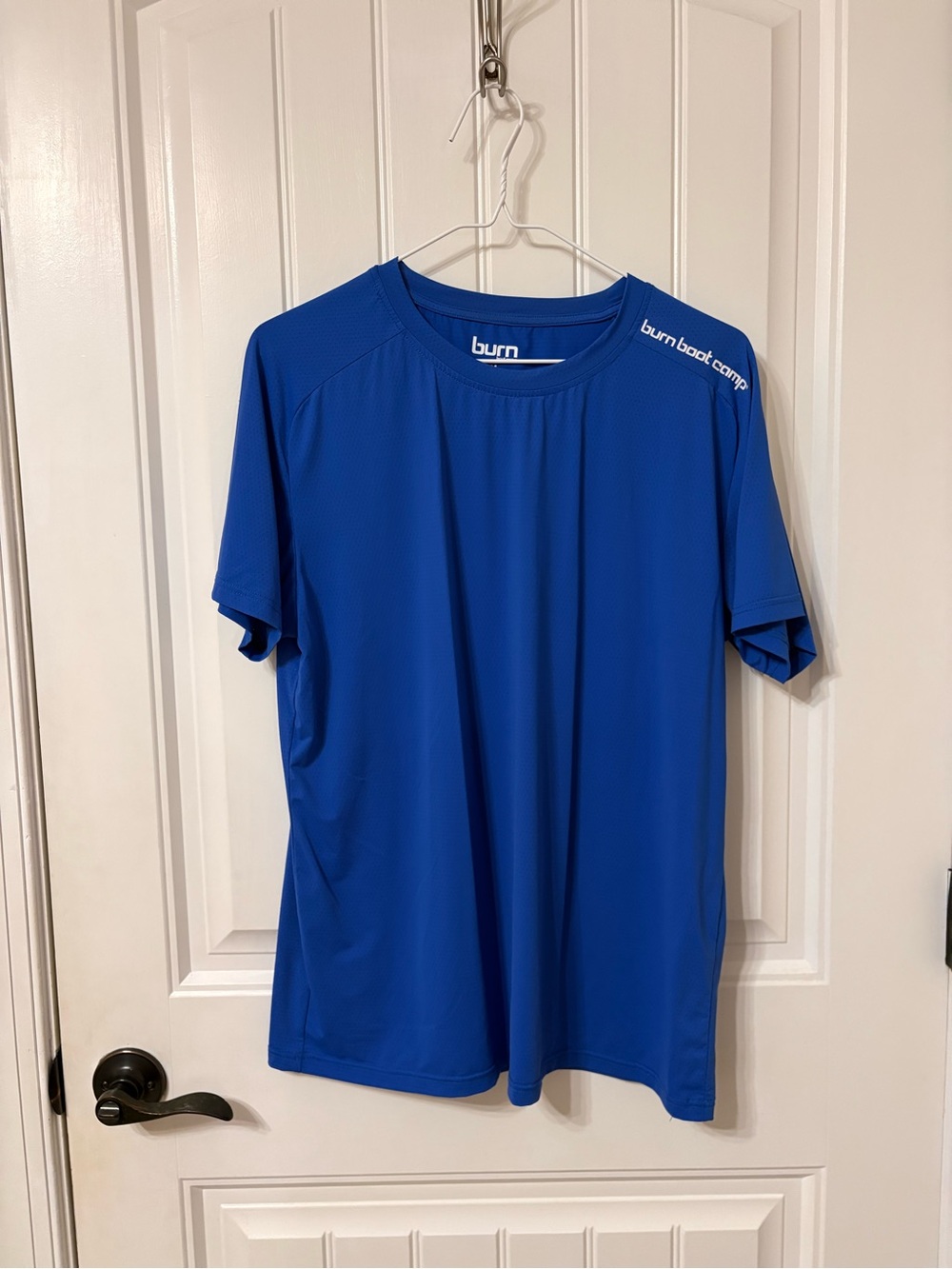 Burn boot camp Performance Men’s Short Sleeve Shirt - Royal Blue